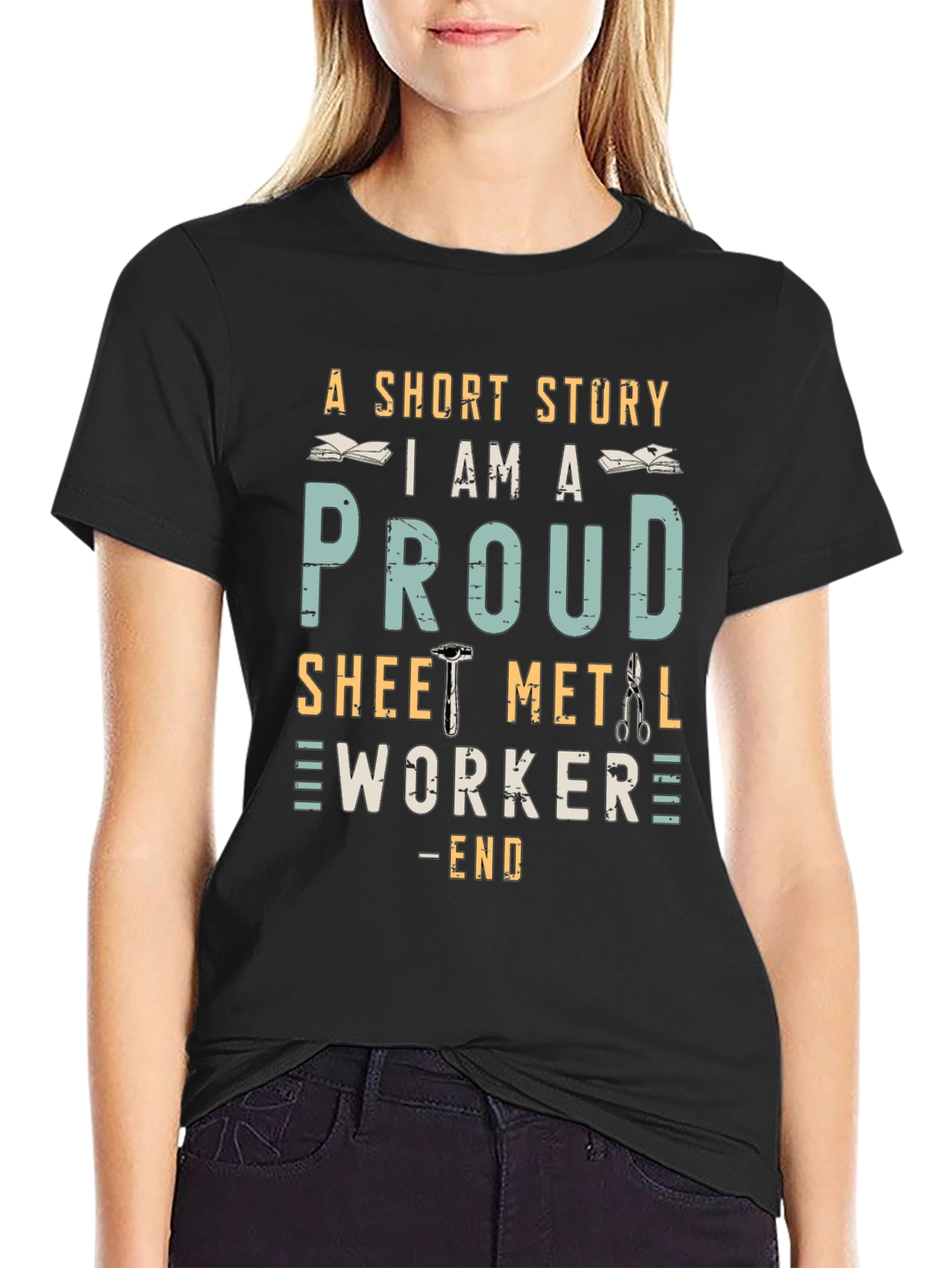 Proud Sheet Metal Worker Graphic T-Shirt