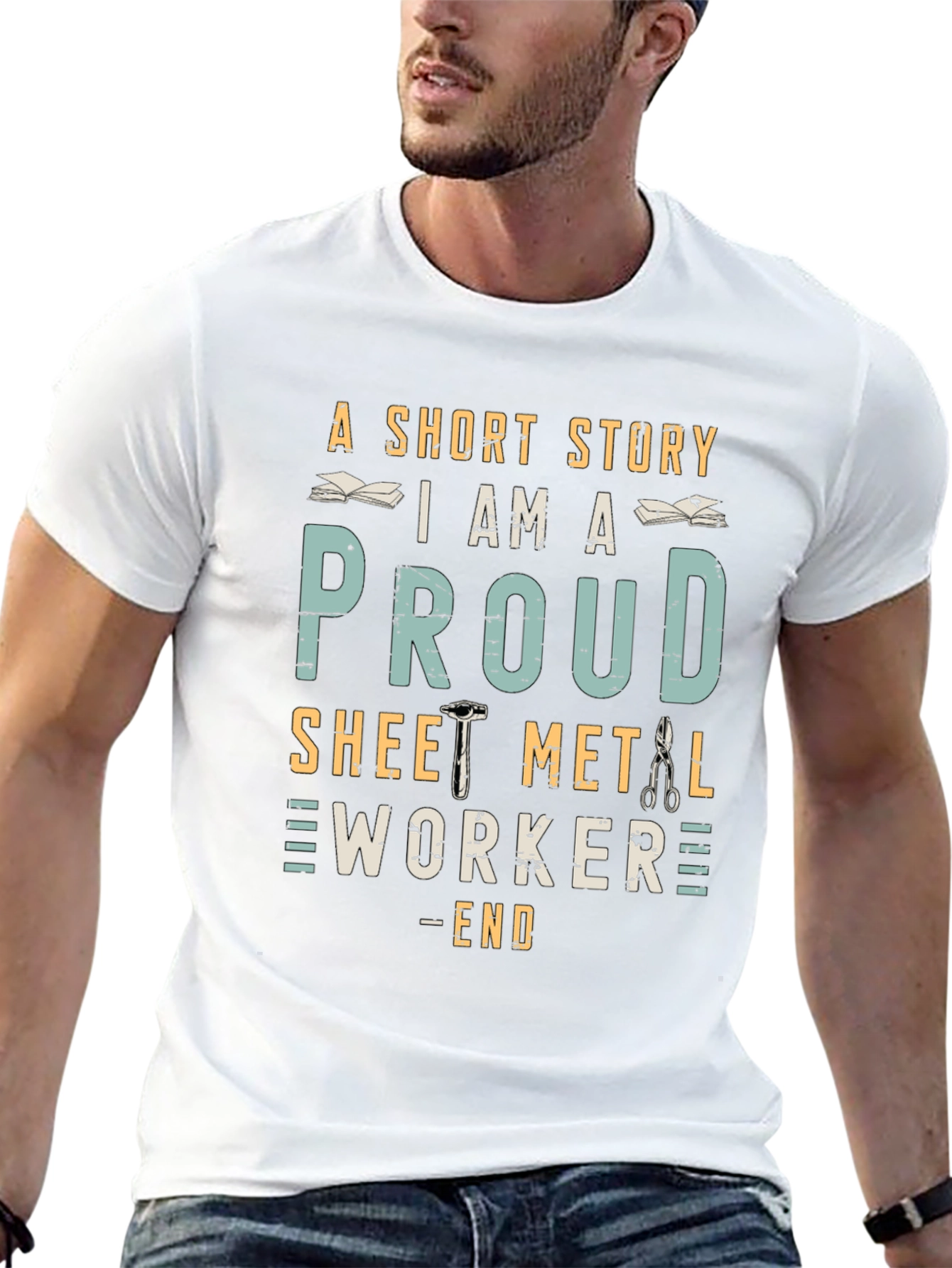 Proud Sheet Metal Worker Graphic T-Shirt