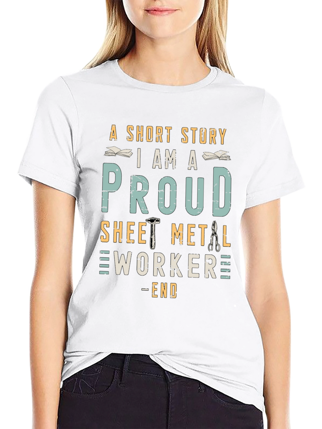 Proud Sheet Metal Worker Graphic T-Shirt