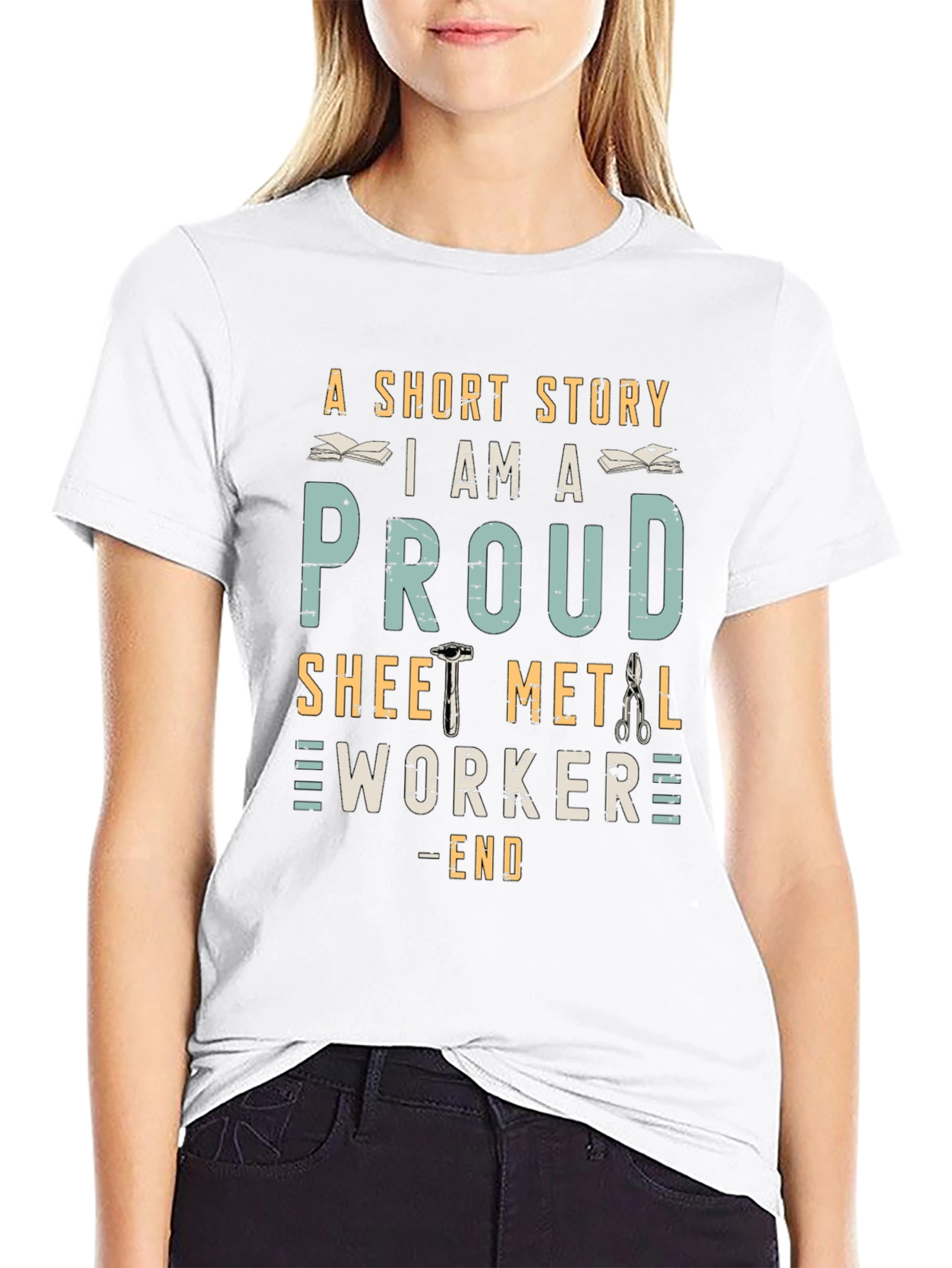 Proud Sheet Metal Worker Graphic T-Shirt