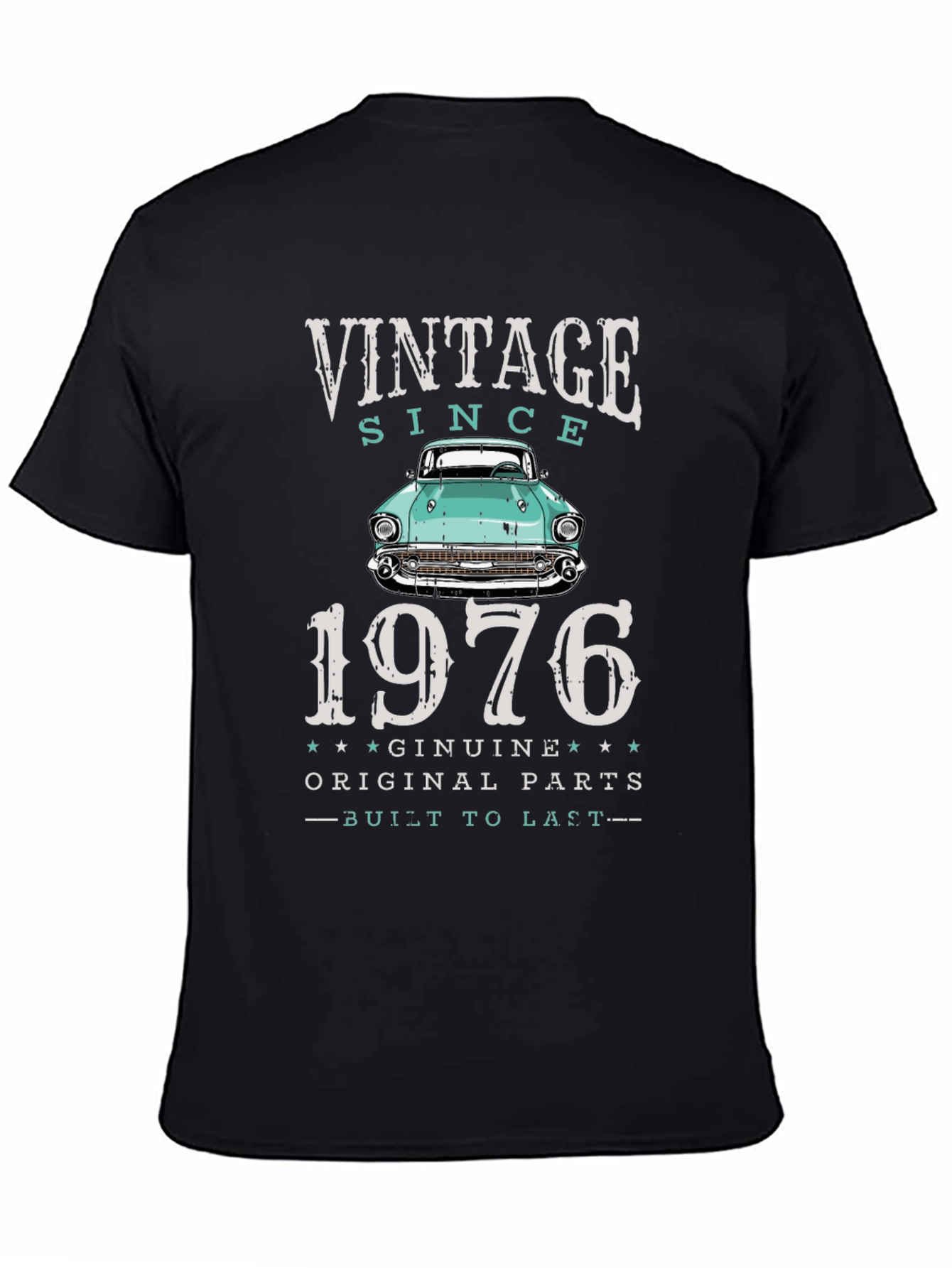 Vintage Since 1976 Car T-Shirt