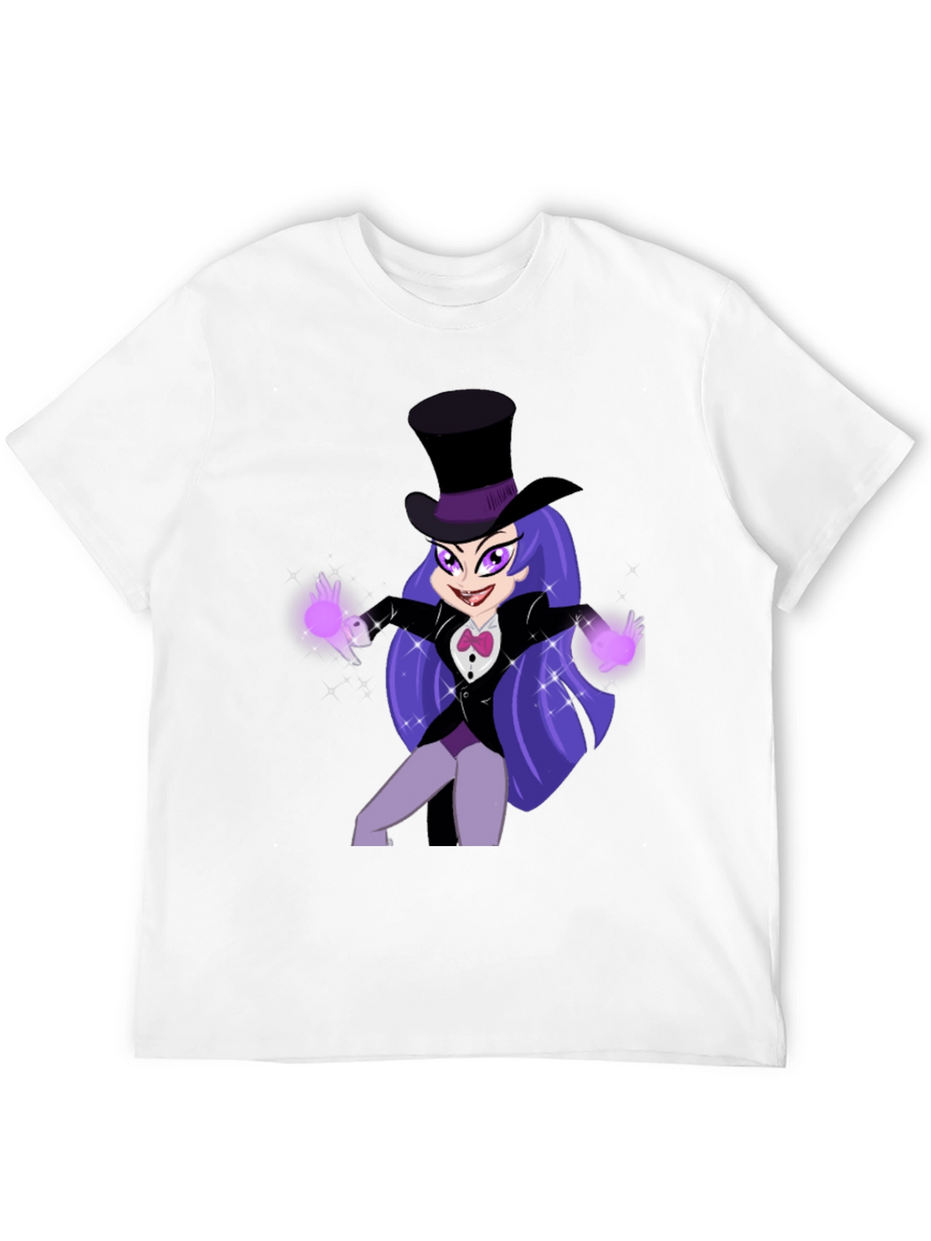 Cartoon Magic Girl T-Shirt - Fun Animated Design