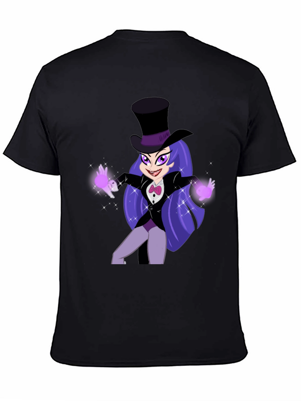 Cartoon Magic Girl T-Shirt - Fun Animated Design