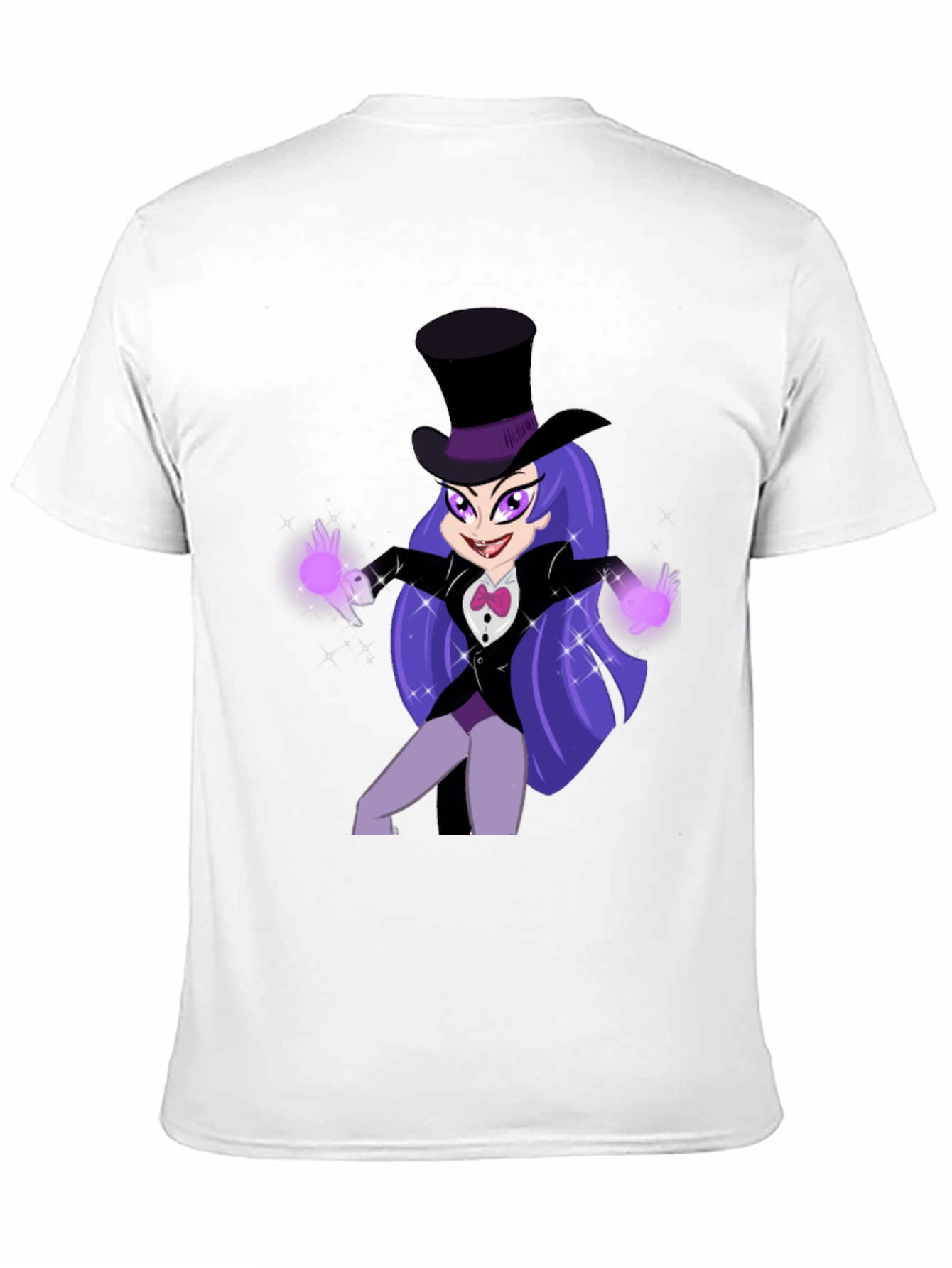 Cartoon Magic Girl T-Shirt - Fun Animated Design