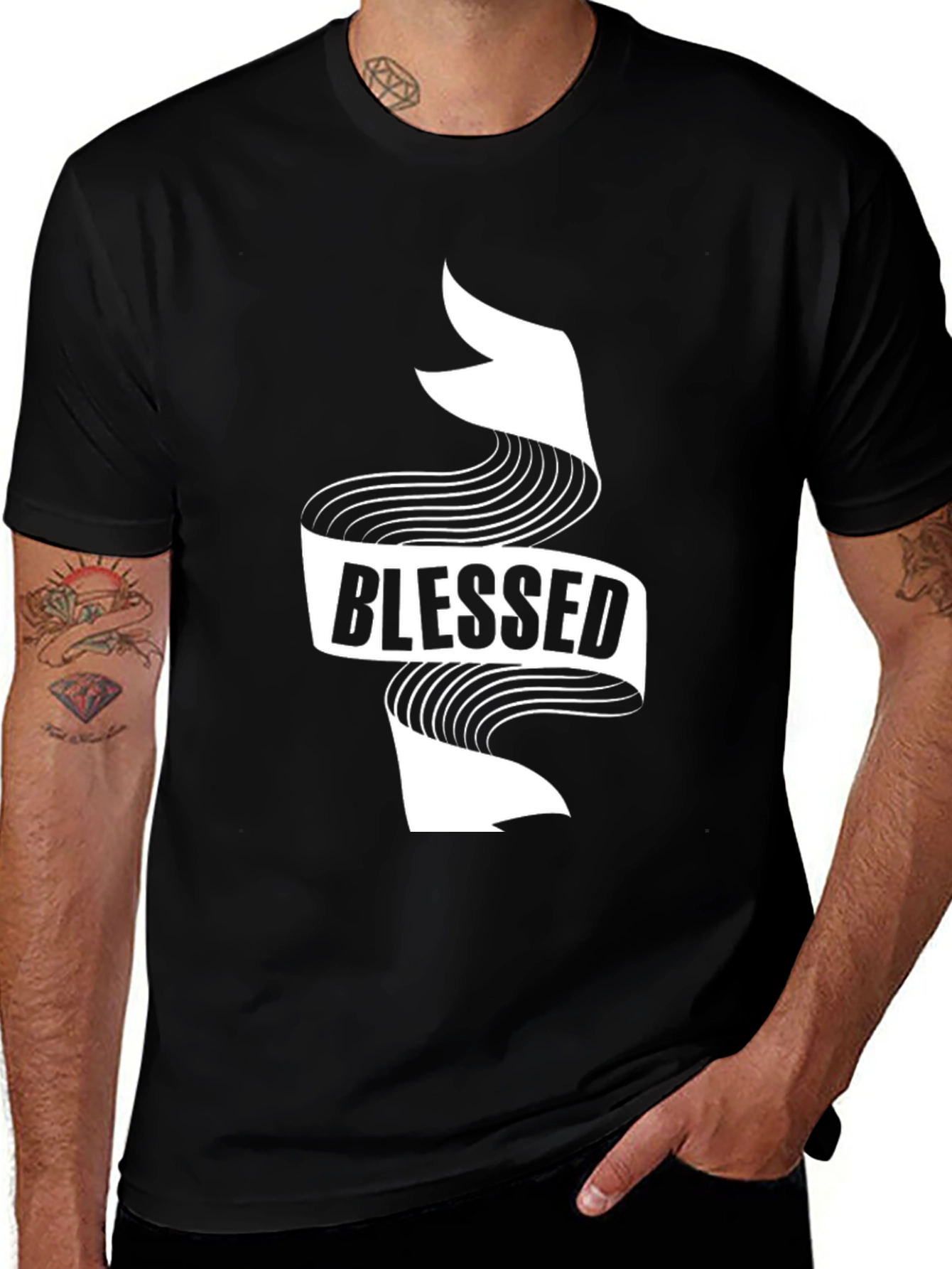 Blessed Graphic T-Shirt - Classic Black Tee