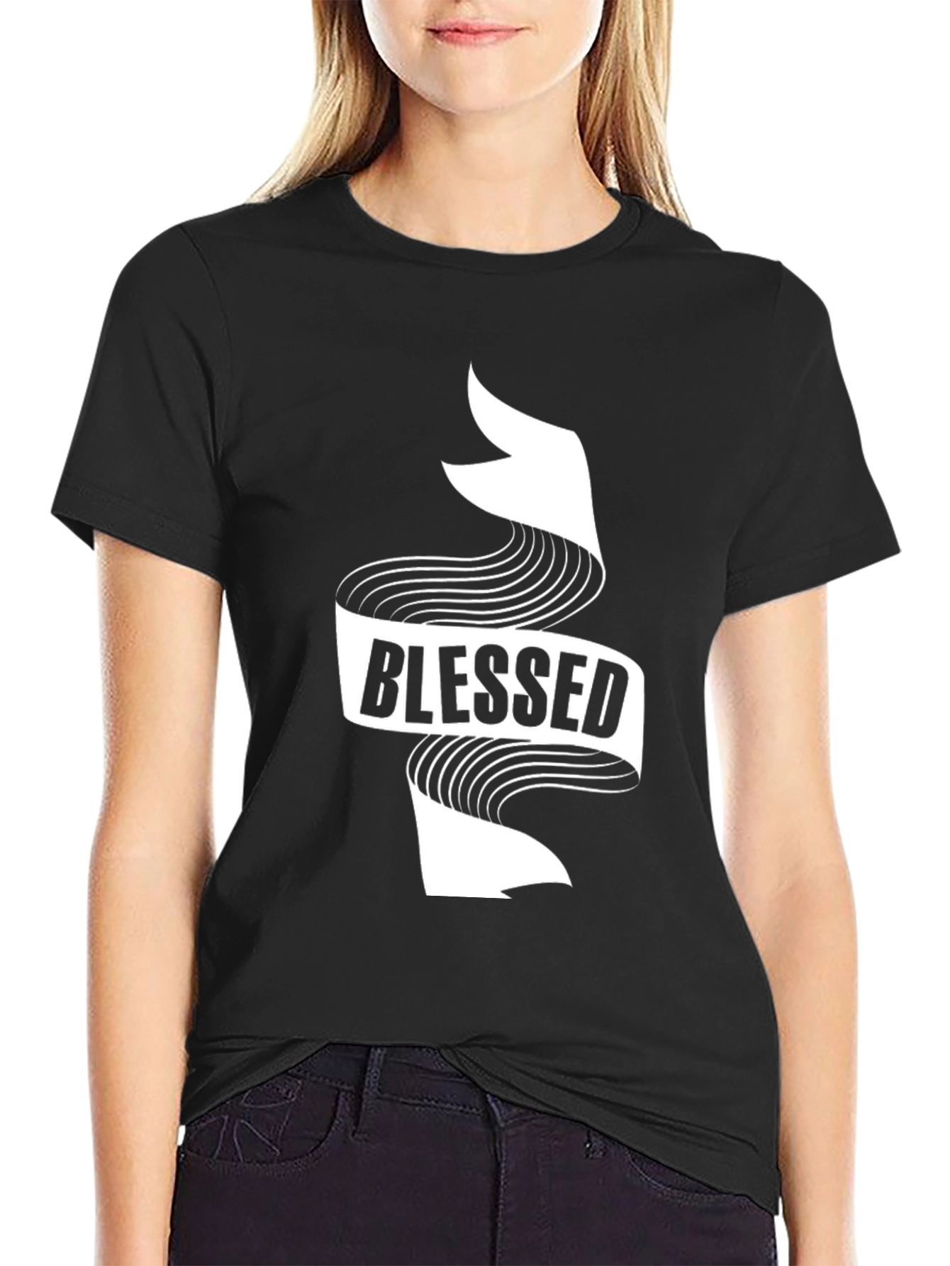 Blessed Graphic T-Shirt - Classic Black Tee