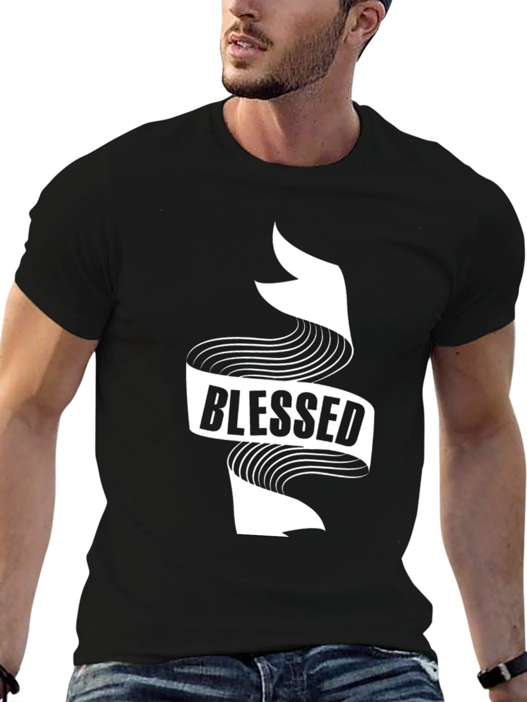Blessed Graphic T-Shirt - Classic Black Tee