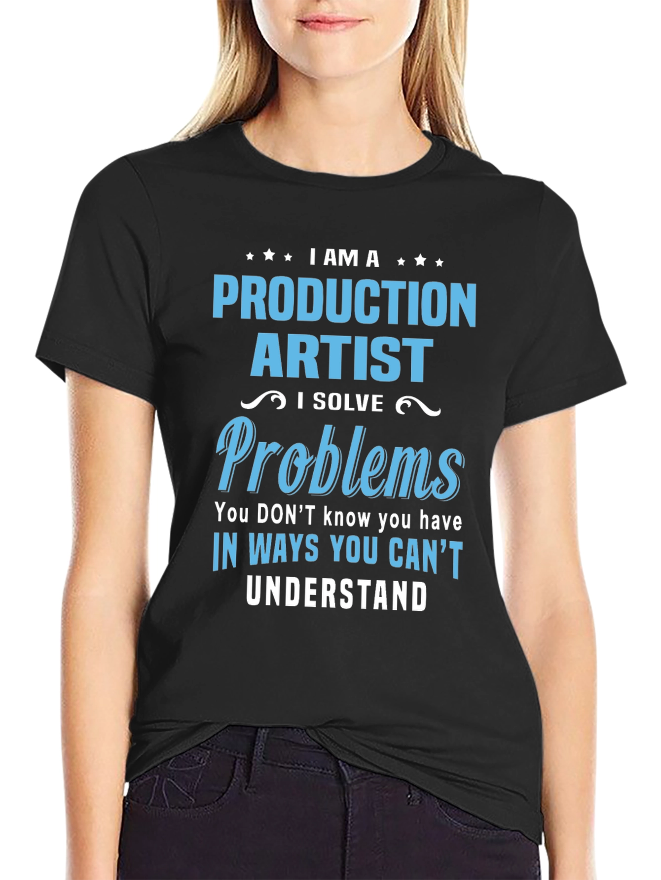 Production Artist I Solve Problems T-Shirt