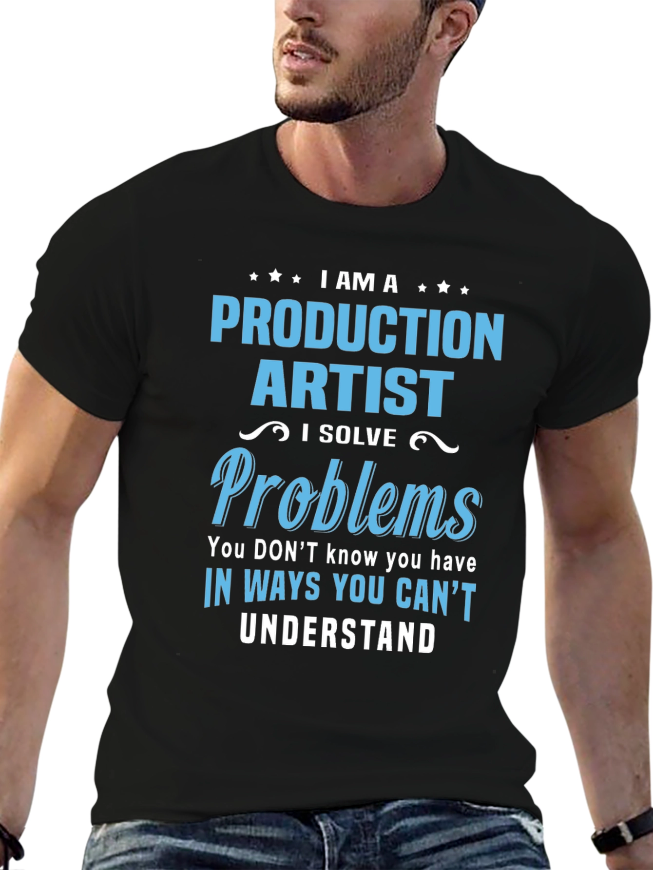 Production Artist I Solve Problems T-Shirt