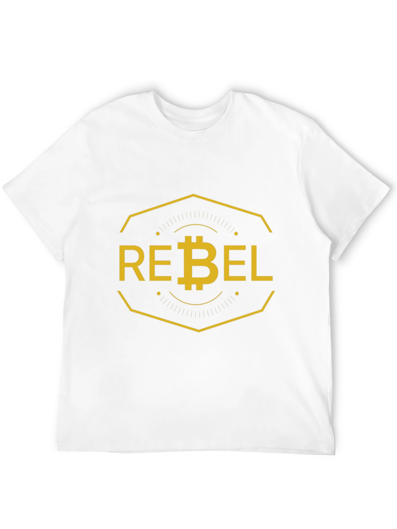 Rebel Bitcoin Black T-Shirt