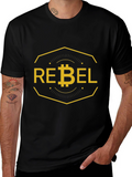 Rebel Bitcoin Black T-Shirt