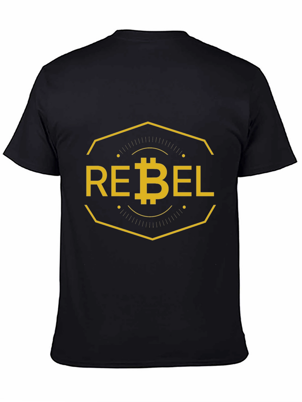 Rebel Bitcoin Black T-Shirt