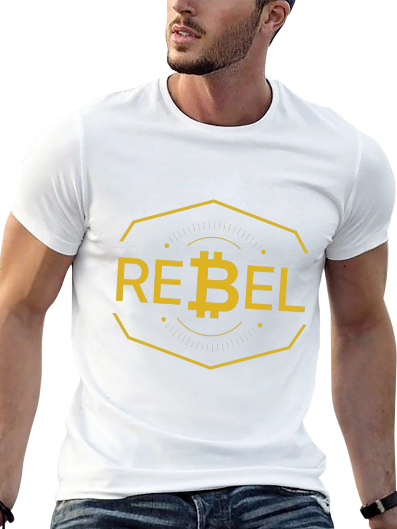 Rebel Bitcoin Black T-Shirt