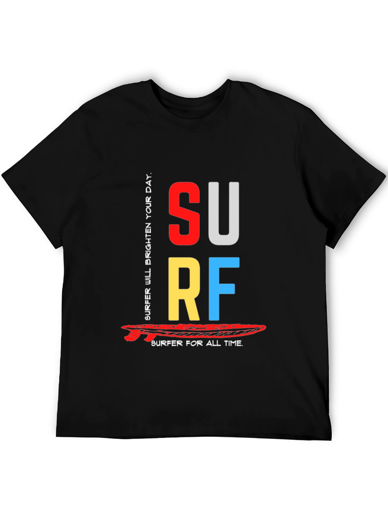 Surfer Graphic Tee - Brighten Your Day!