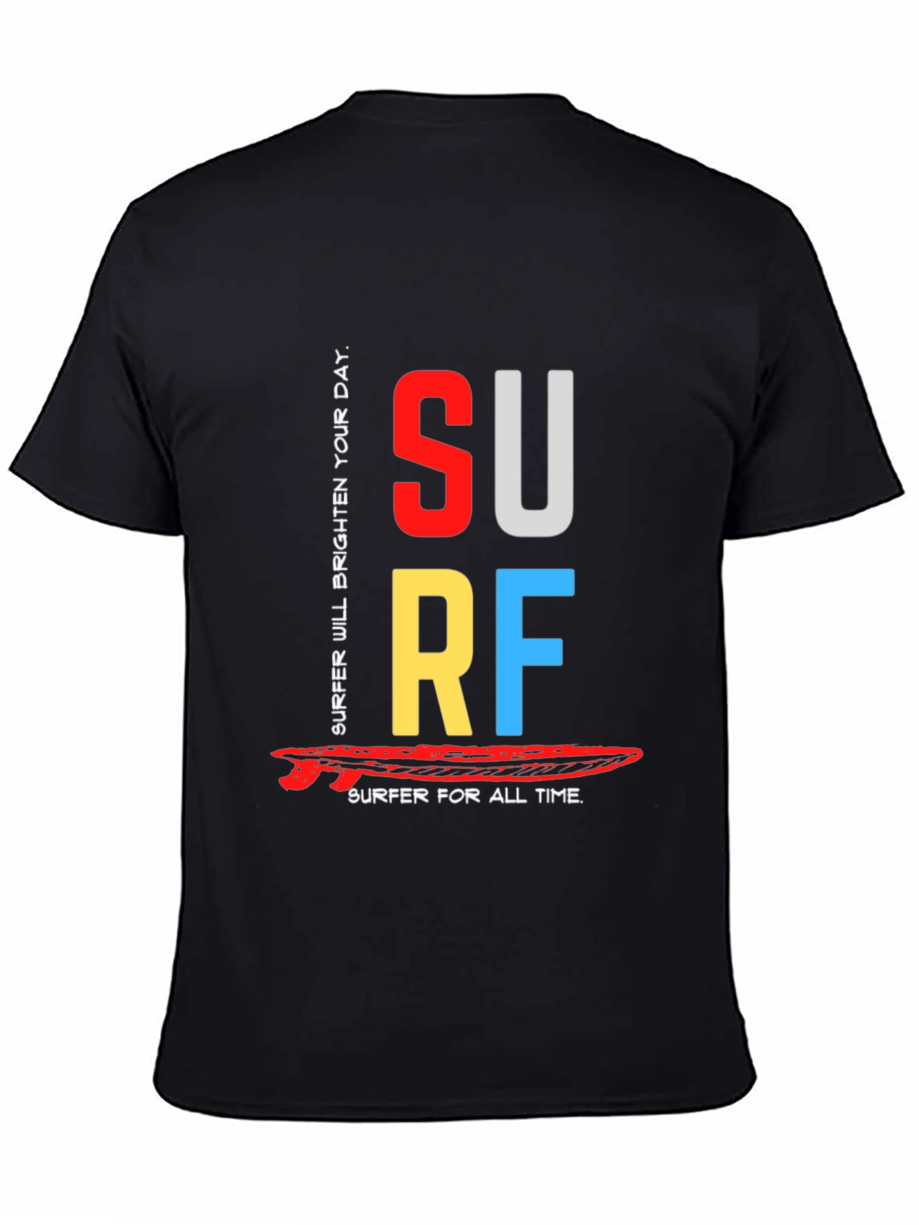 Surfer Graphic Tee - Brighten Your Day!