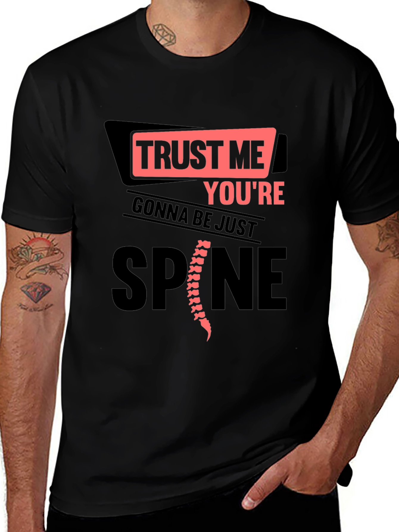 Trust Me Spine T-Shirt - Chiropractor Humor Tee