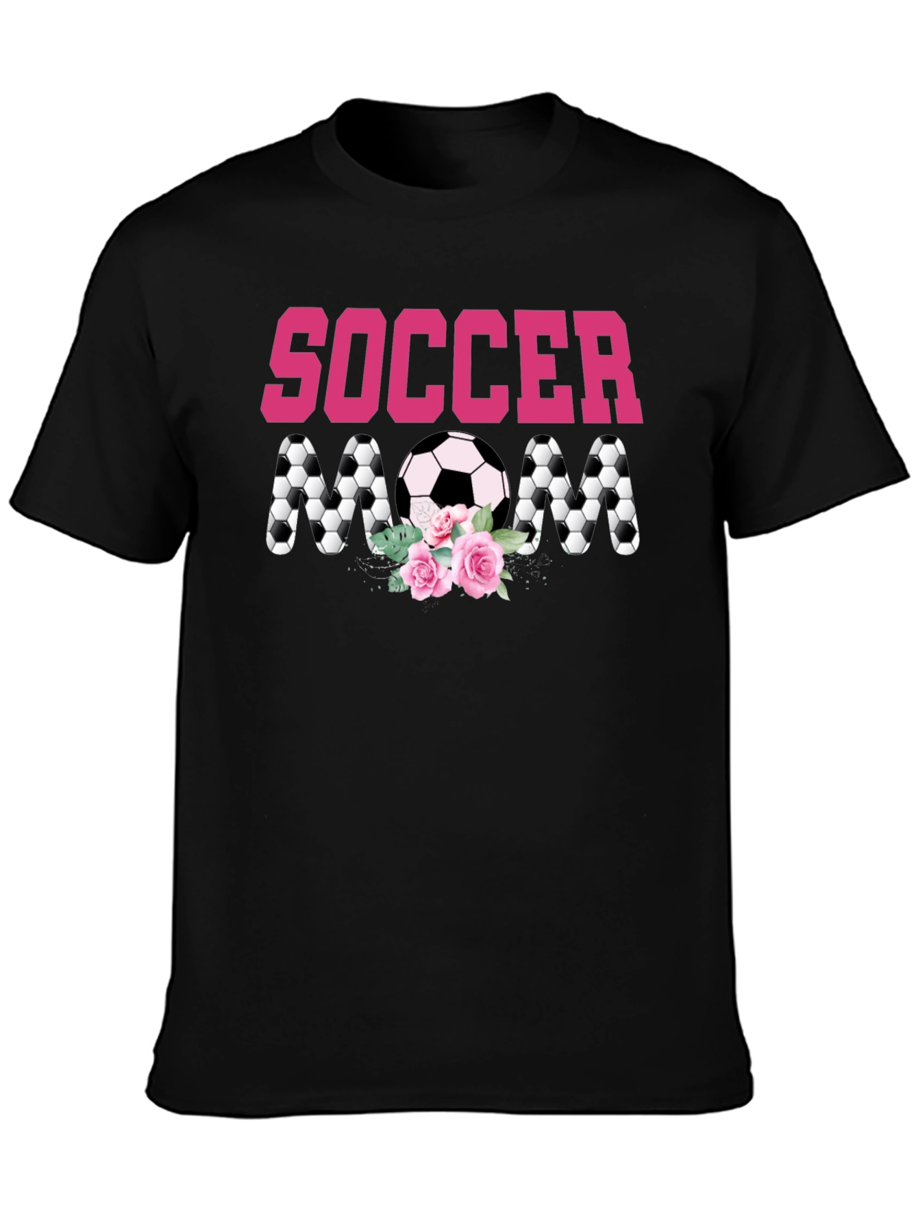 Soccer Mom T-Shirt - Floral Accents