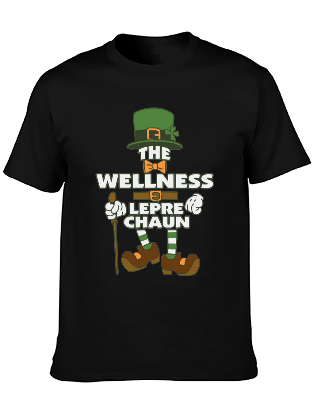 Wellness Leprechaun Graphic Tee - St. Patricks Day