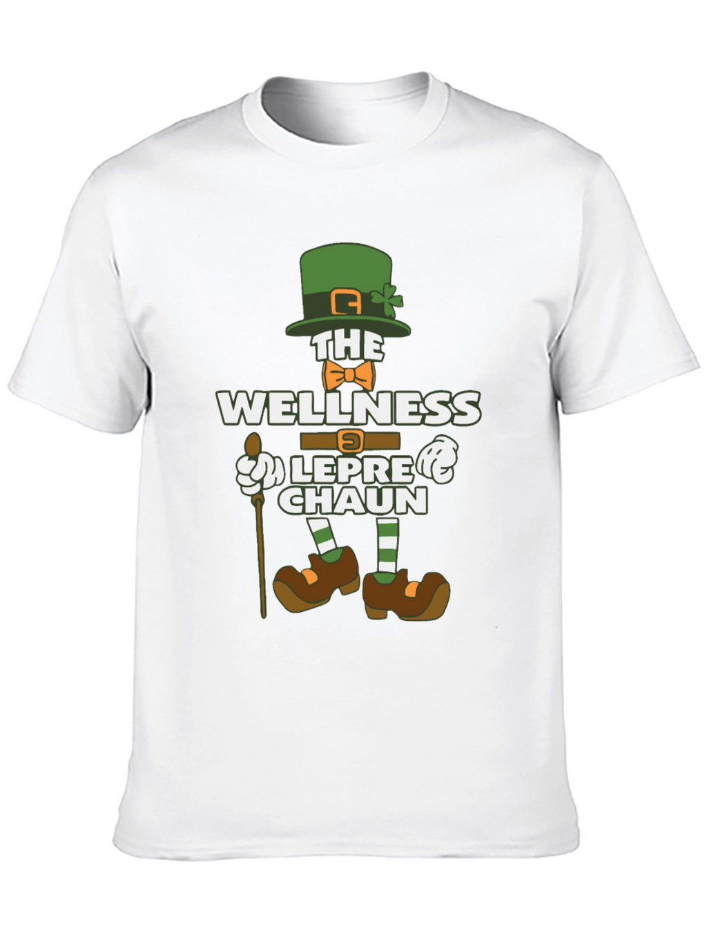 Wellness Leprechaun Graphic Tee - St. Patricks Day