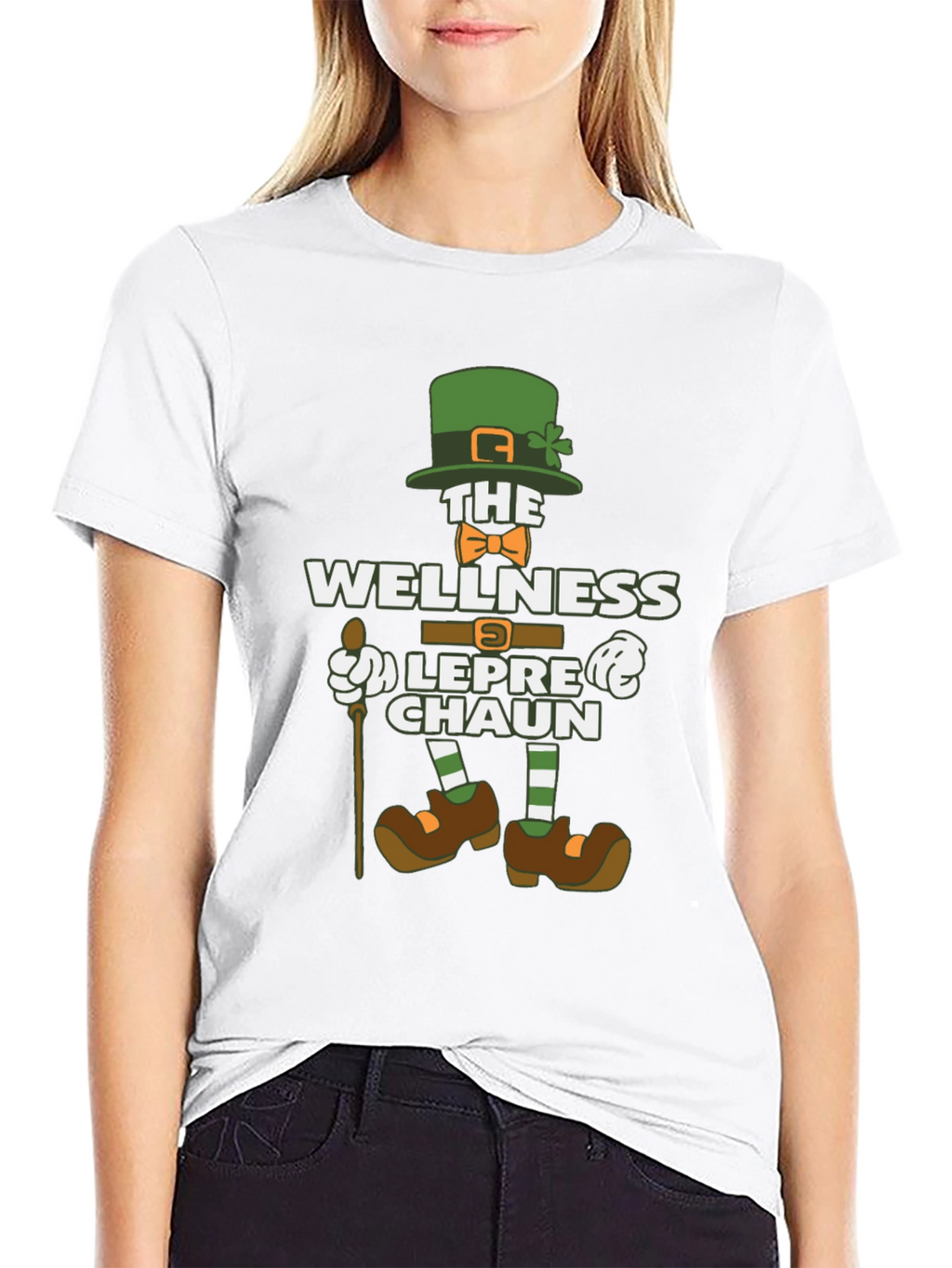 Wellness Leprechaun Graphic Tee - St. Patricks Day
