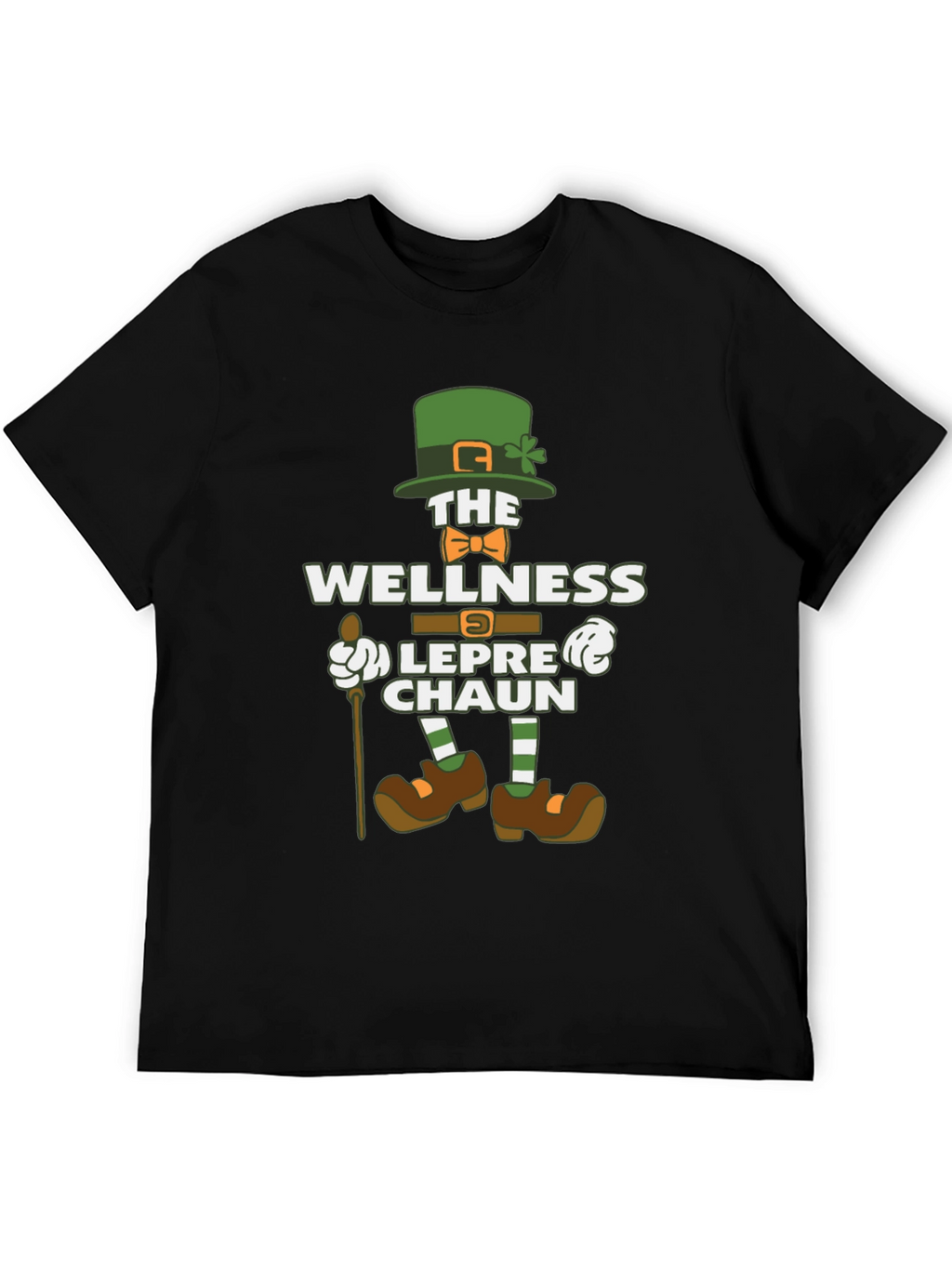 Wellness Leprechaun Graphic Tee - St. Patricks Day