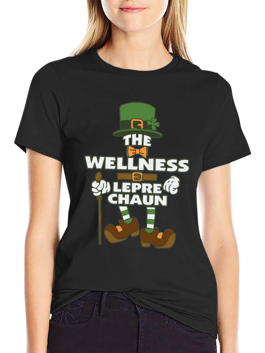 Wellness Leprechaun Graphic Tee - St. Patricks Day