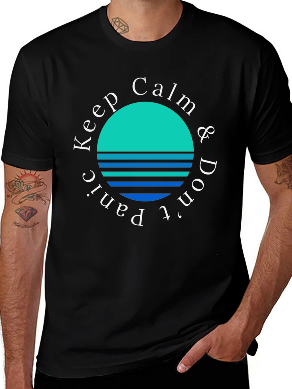 Keep Calm Black T-Shirt