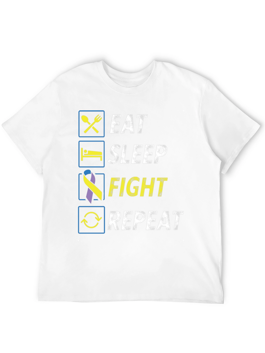 Eat Sleep Fight Repeat T-Shirt