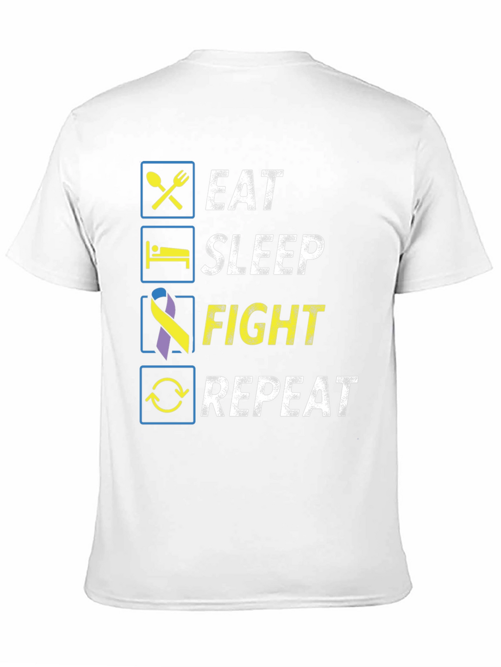 Eat Sleep Fight Repeat T-Shirt