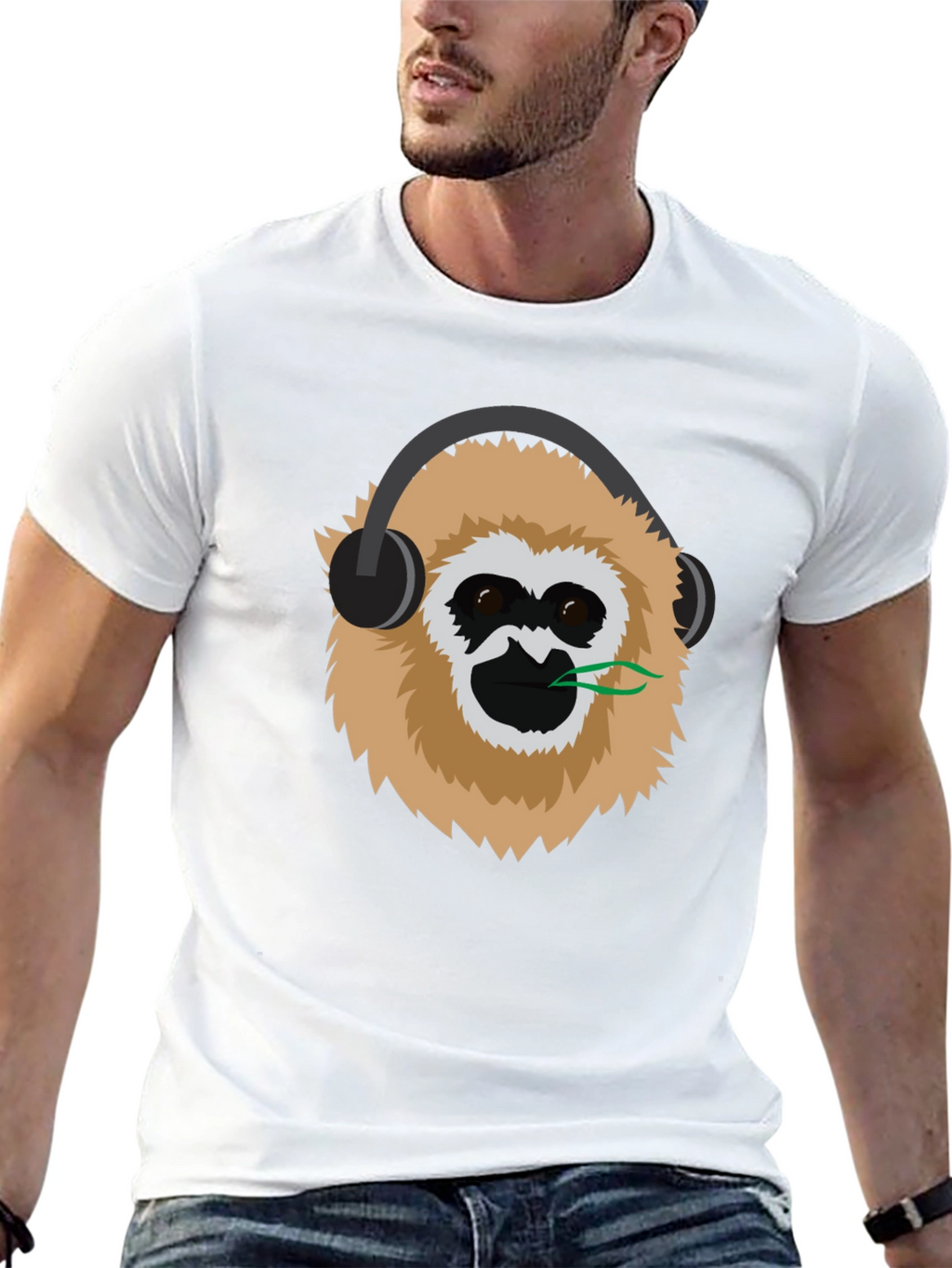 DJ Monkey Graphic T-Shirt