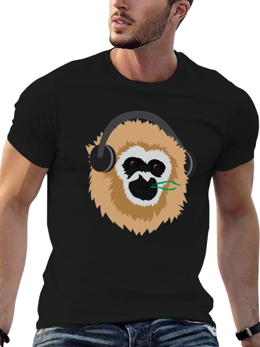DJ Monkey Graphic T-Shirt