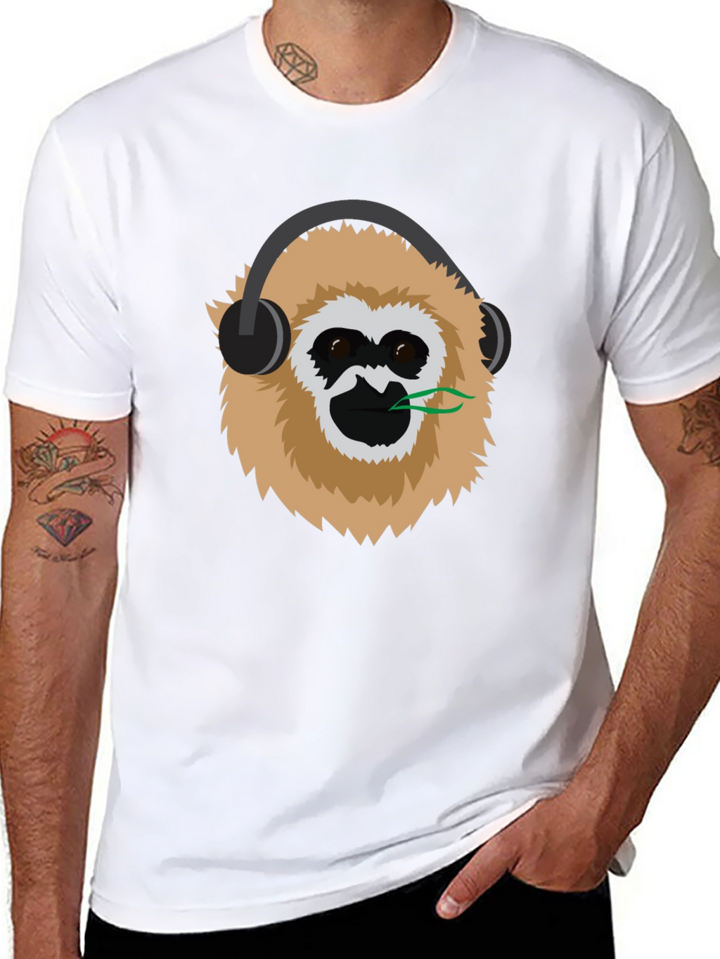 DJ Monkey Graphic T-Shirt