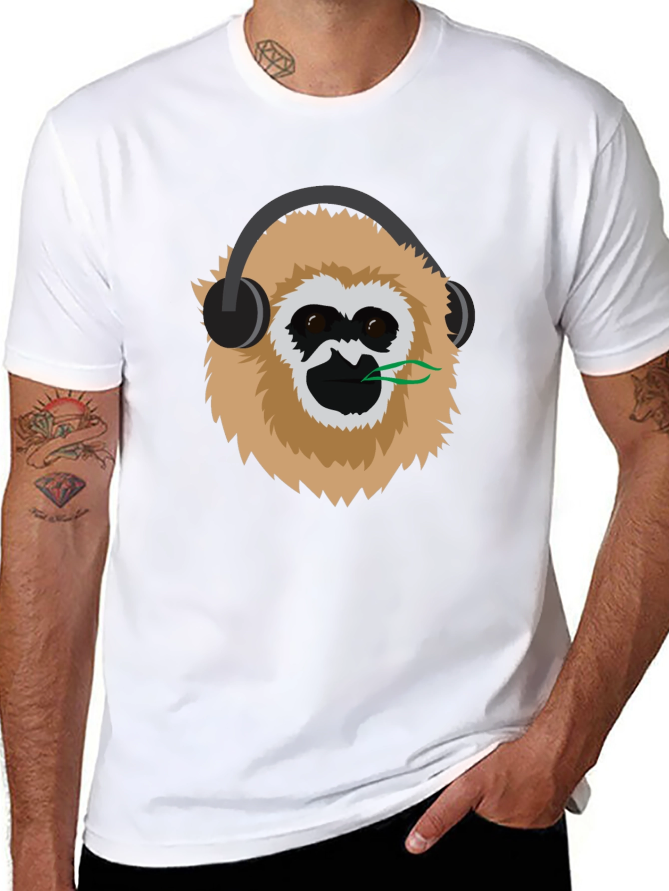 DJ Monkey Graphic T-Shirt