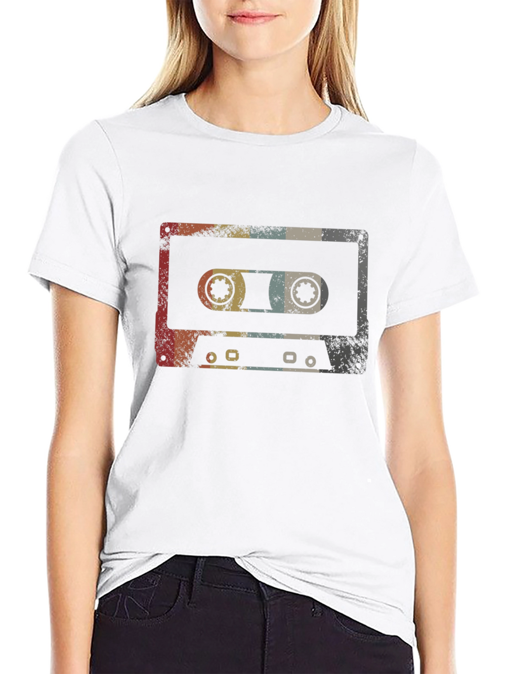 Retro Cassette Tape Graphic T-Shirt