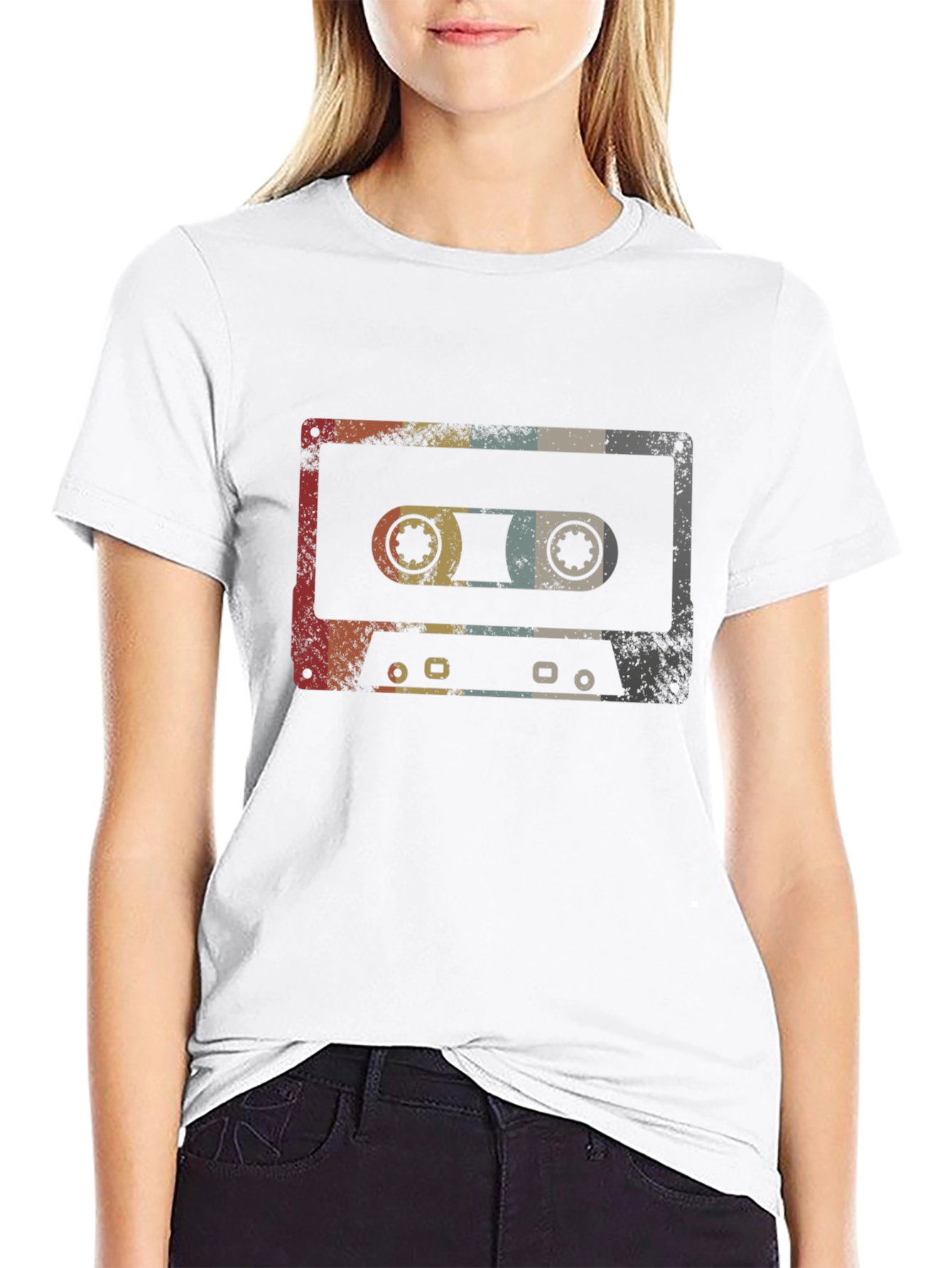 Retro Cassette Tape Graphic T-Shirt