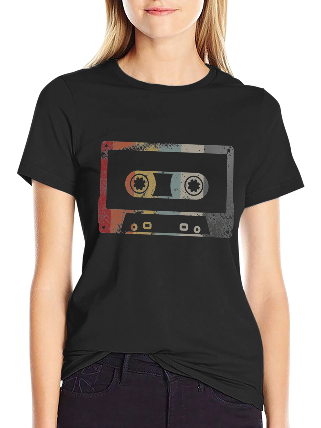 Retro Cassette Tape Graphic T-Shirt