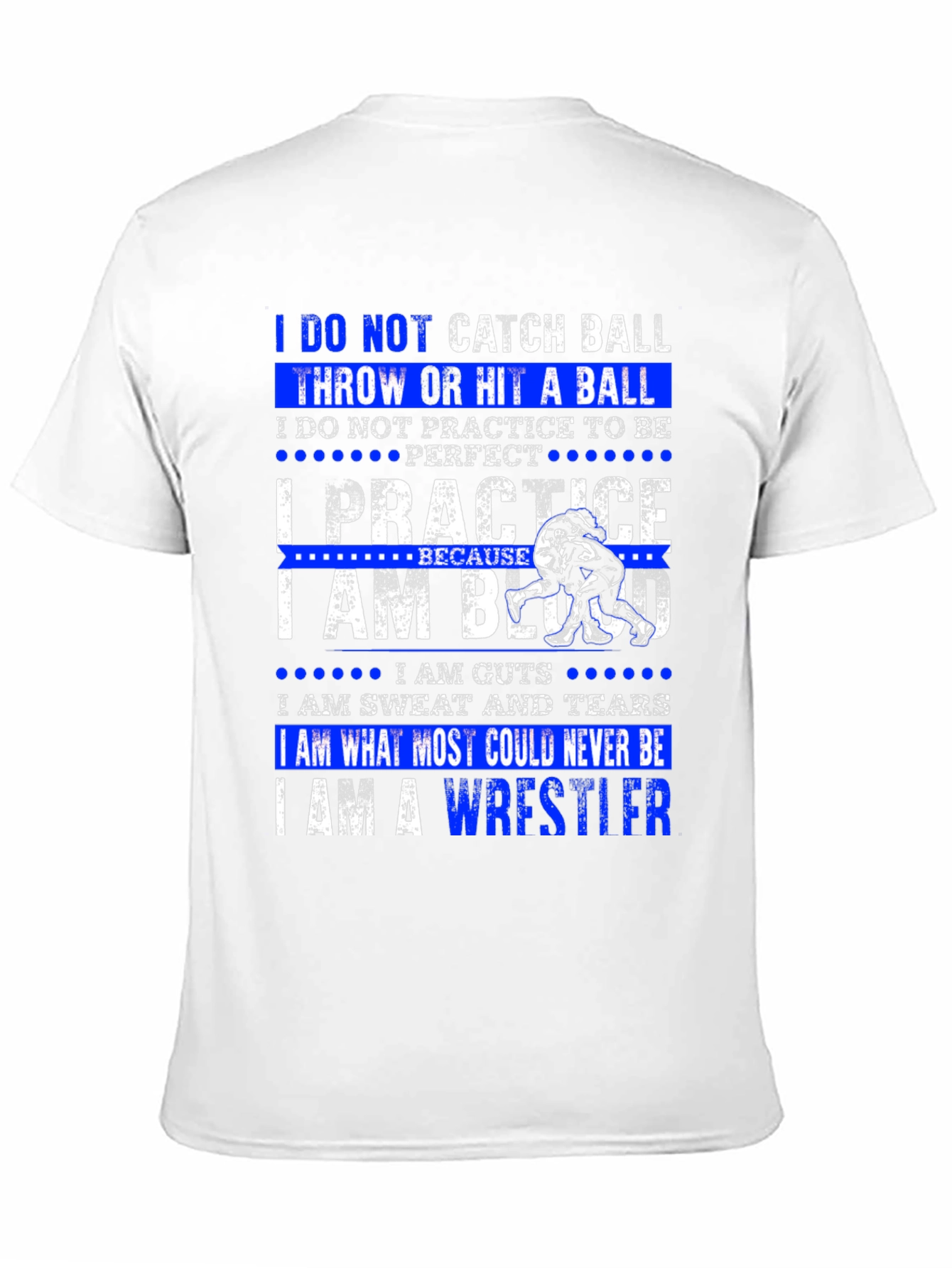 Wrestler T-Shirt: I Practice to Be Wrestling Champion