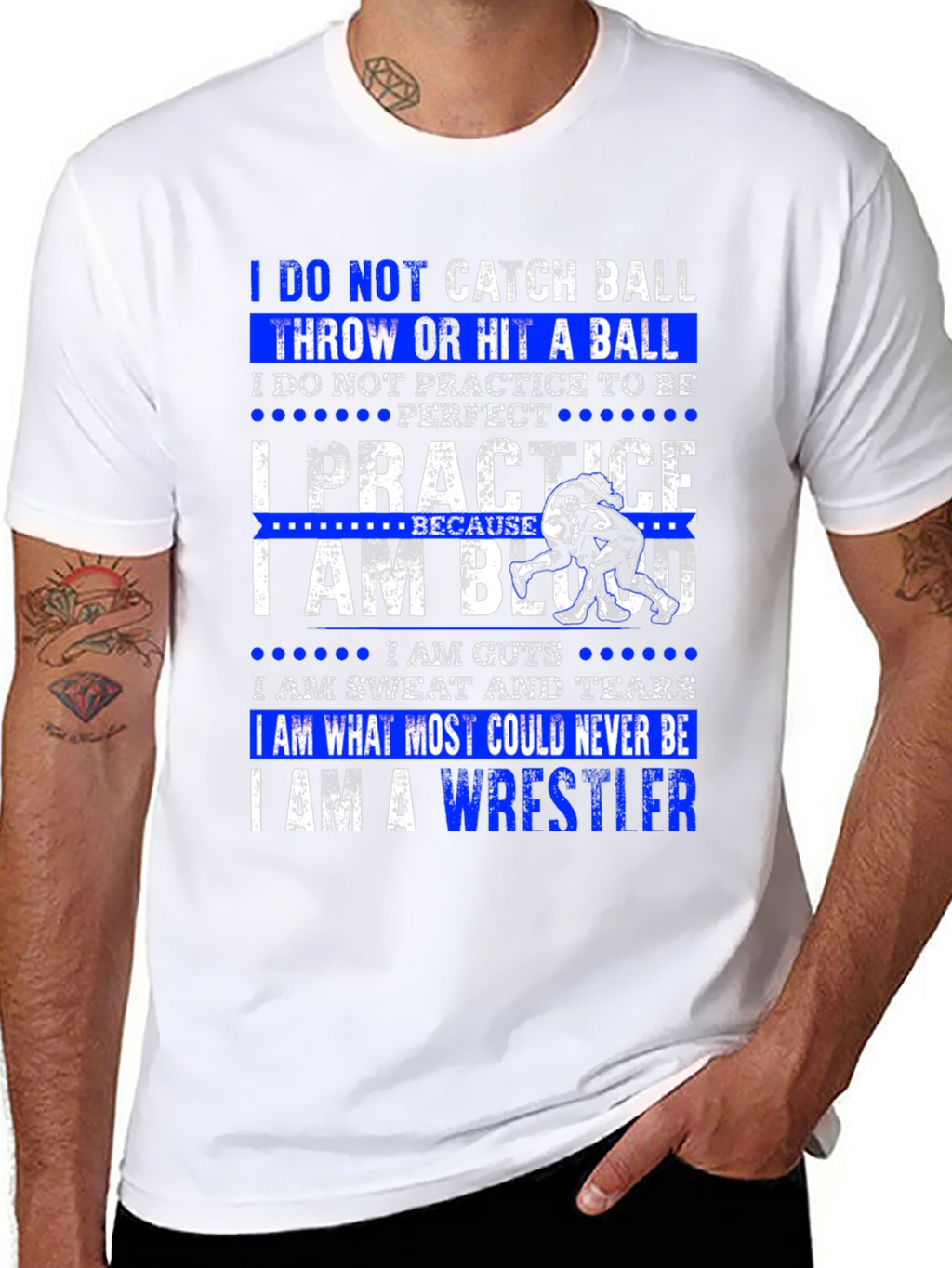 Wrestler T-Shirt: I Practice to Be Wrestling Champion