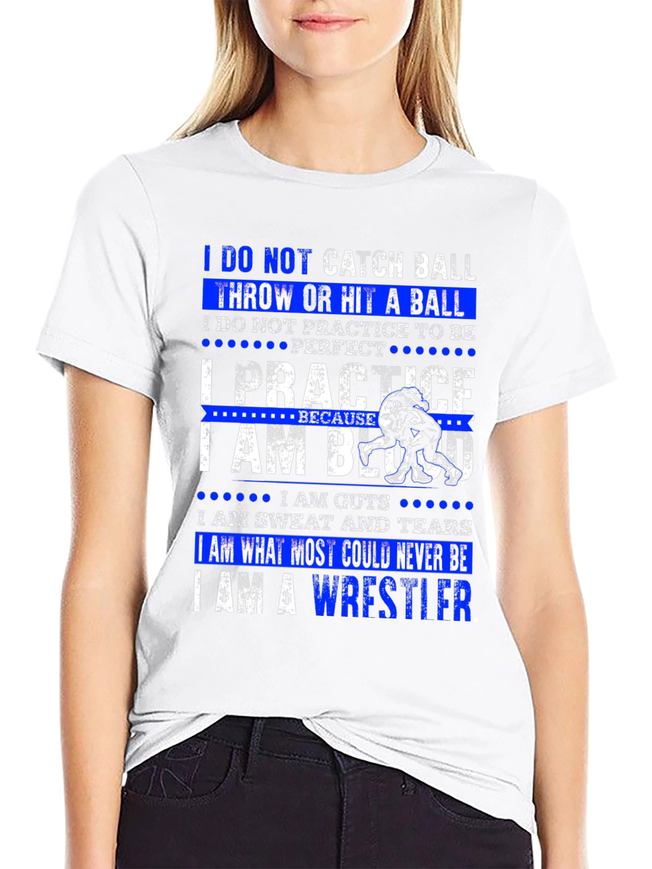 Wrestler T-Shirt: I Practice to Be Wrestling Champion