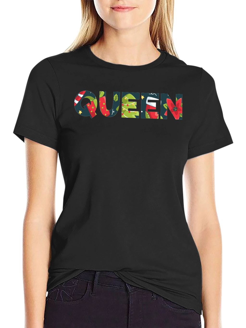 Festive Queen Christmas T-Shirt