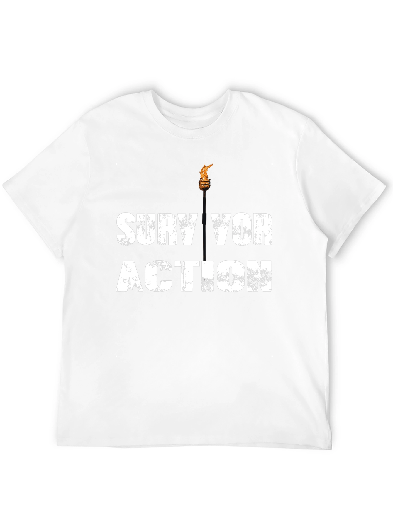 Survivor Action Black Graphic Tee