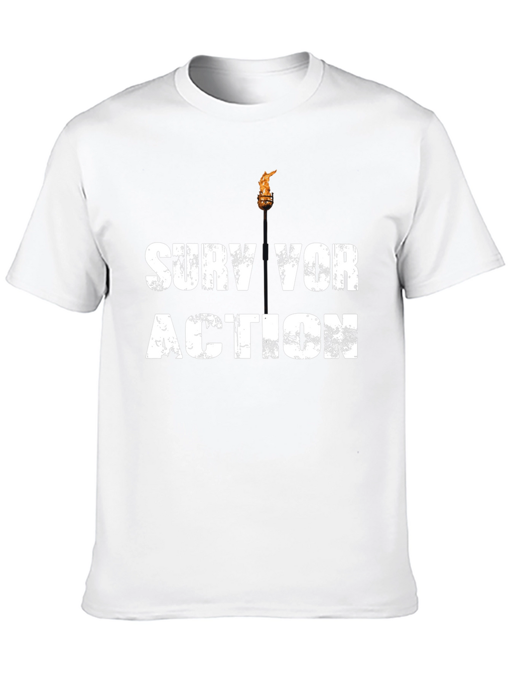 Survivor Action Black Graphic Tee