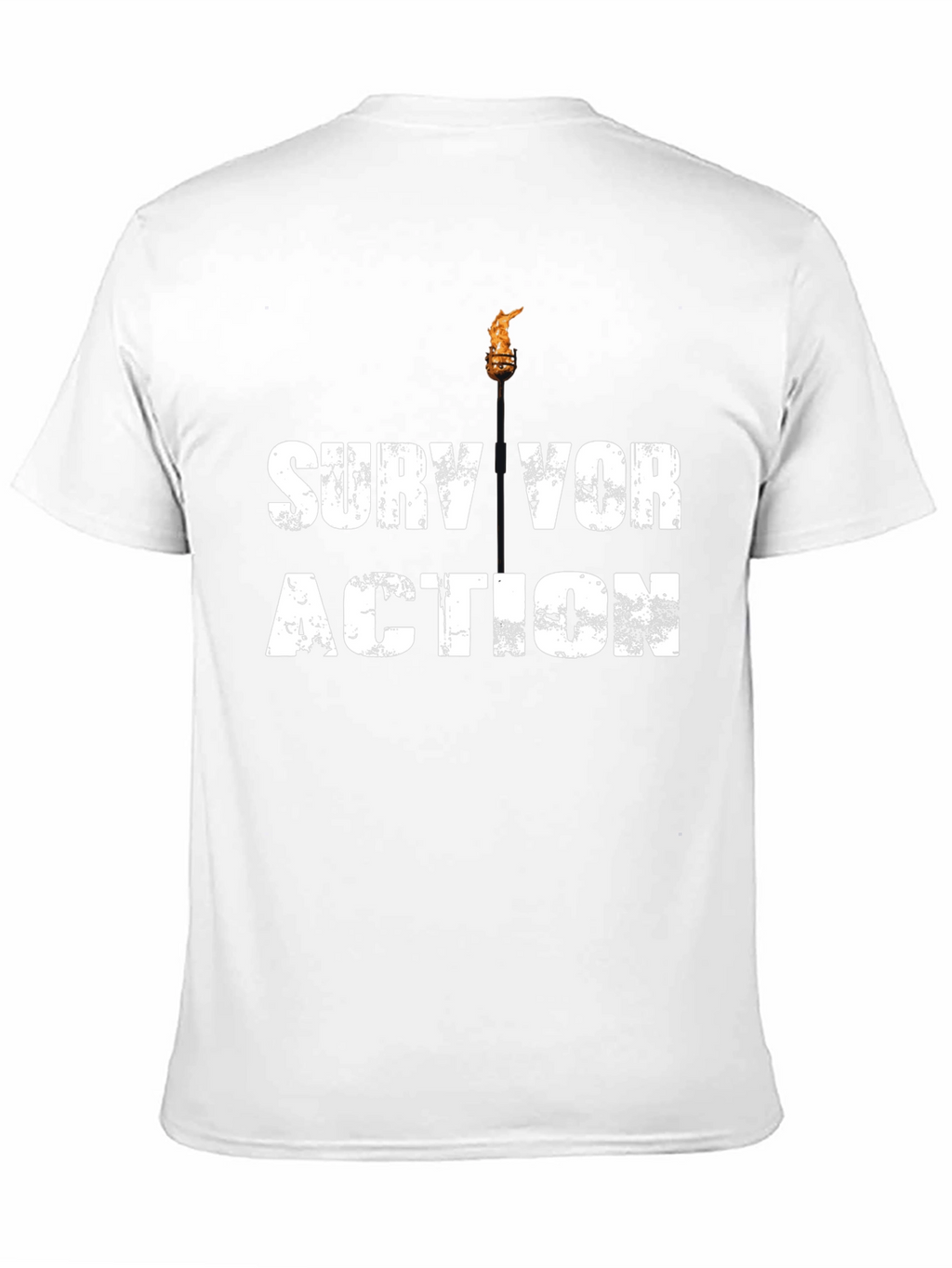 Survivor Action Black Graphic Tee
