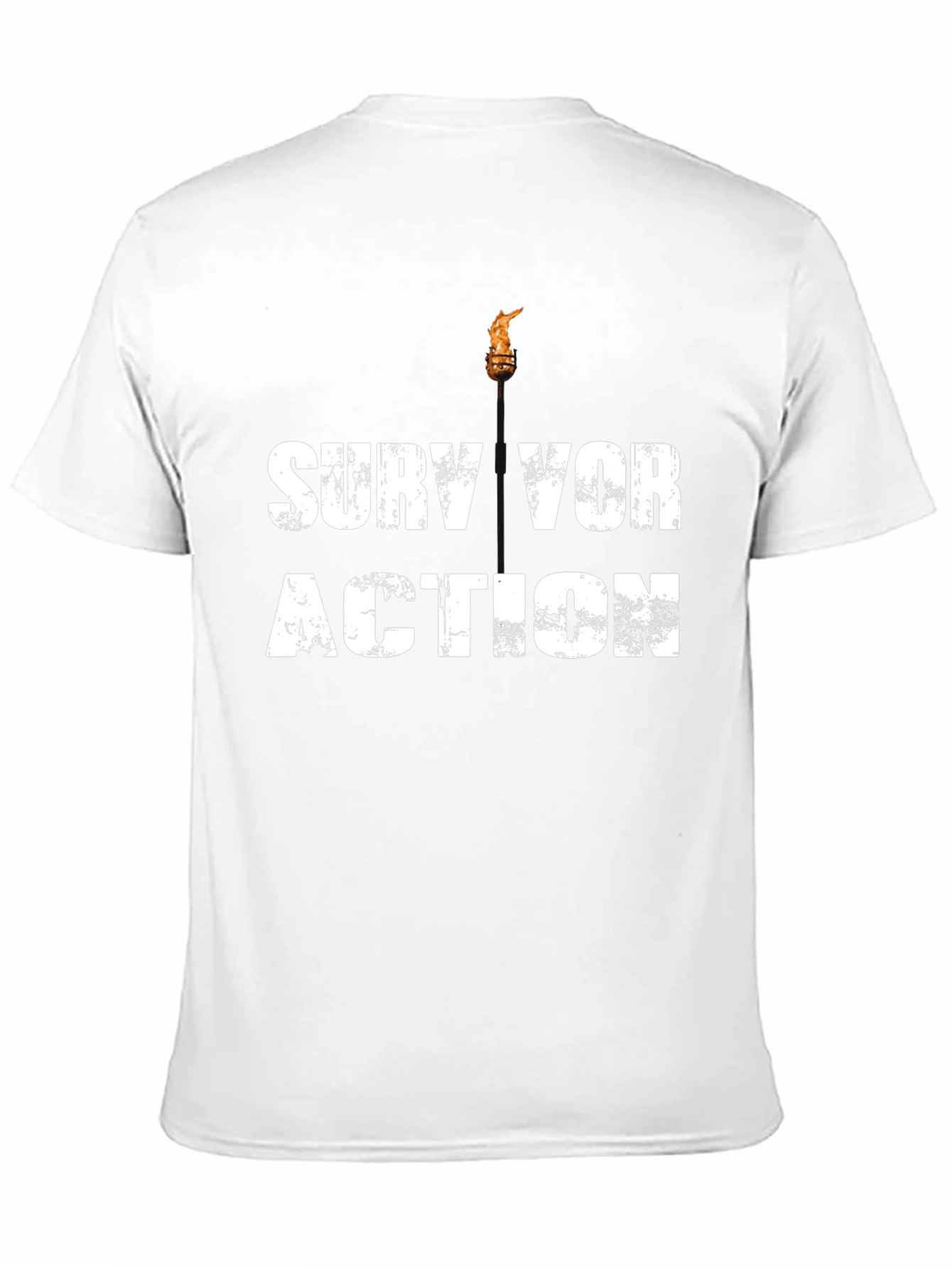Survivor Action Black Graphic Tee