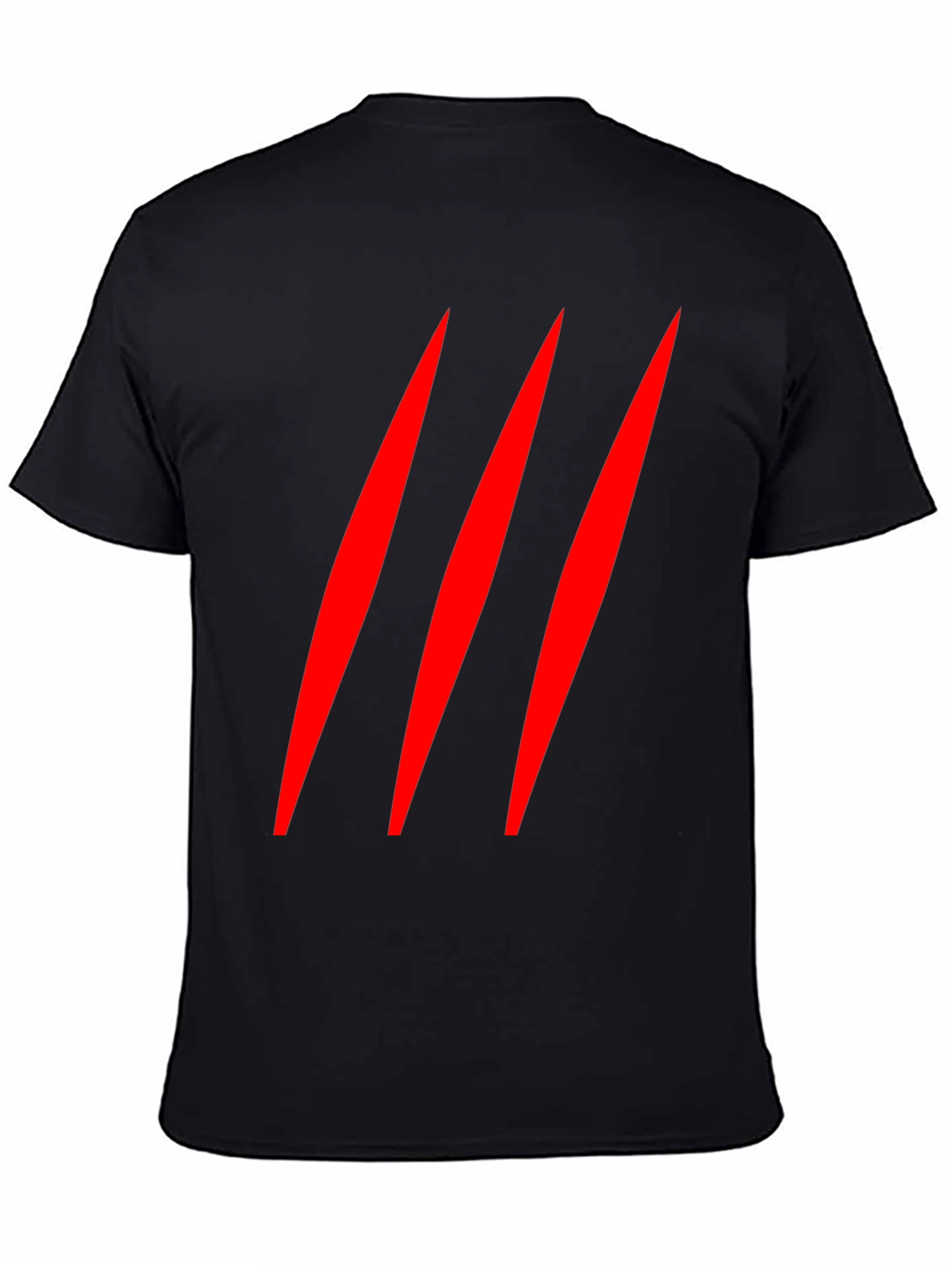 Claw Mark T-Shirt - Black Graphic Tee