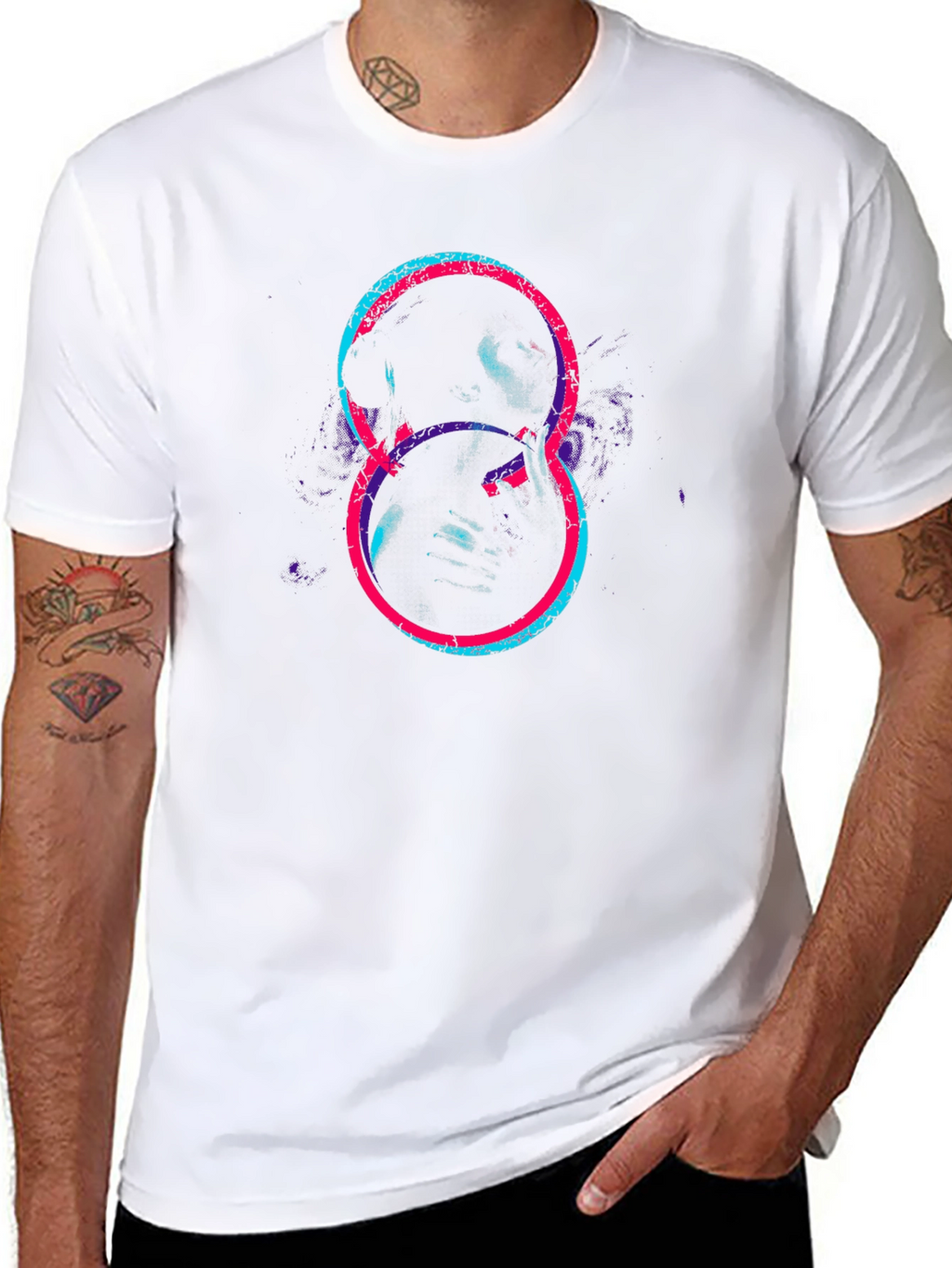 Vaporwave Style Fitness T-Shirt