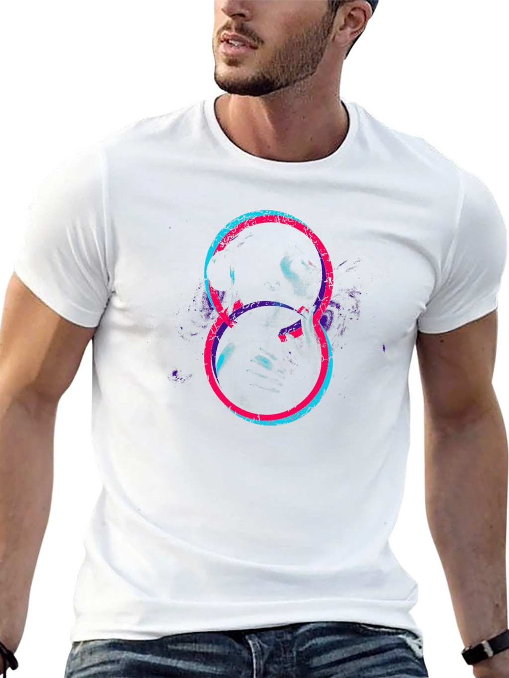 Vaporwave Style Fitness T-Shirt