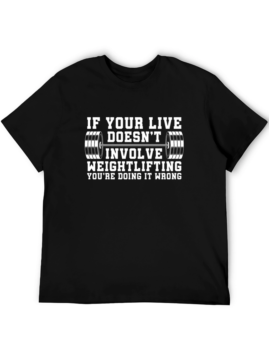Weightlifting Lifestyle T-Shirt - Fitness Apparel