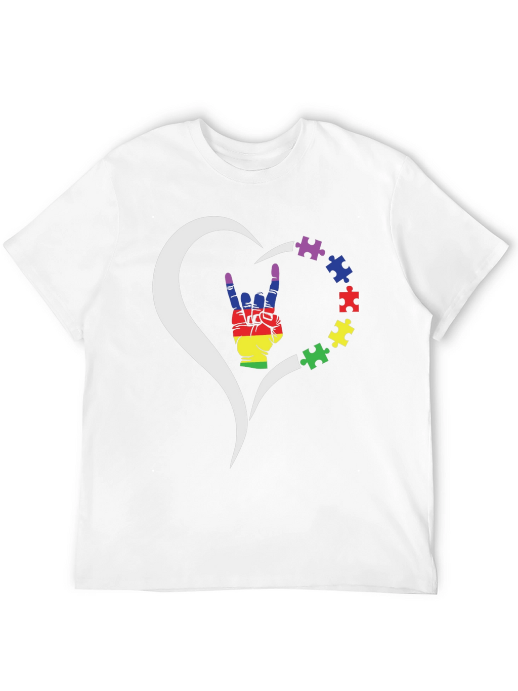 Autism Awareness Heart T-Shirt