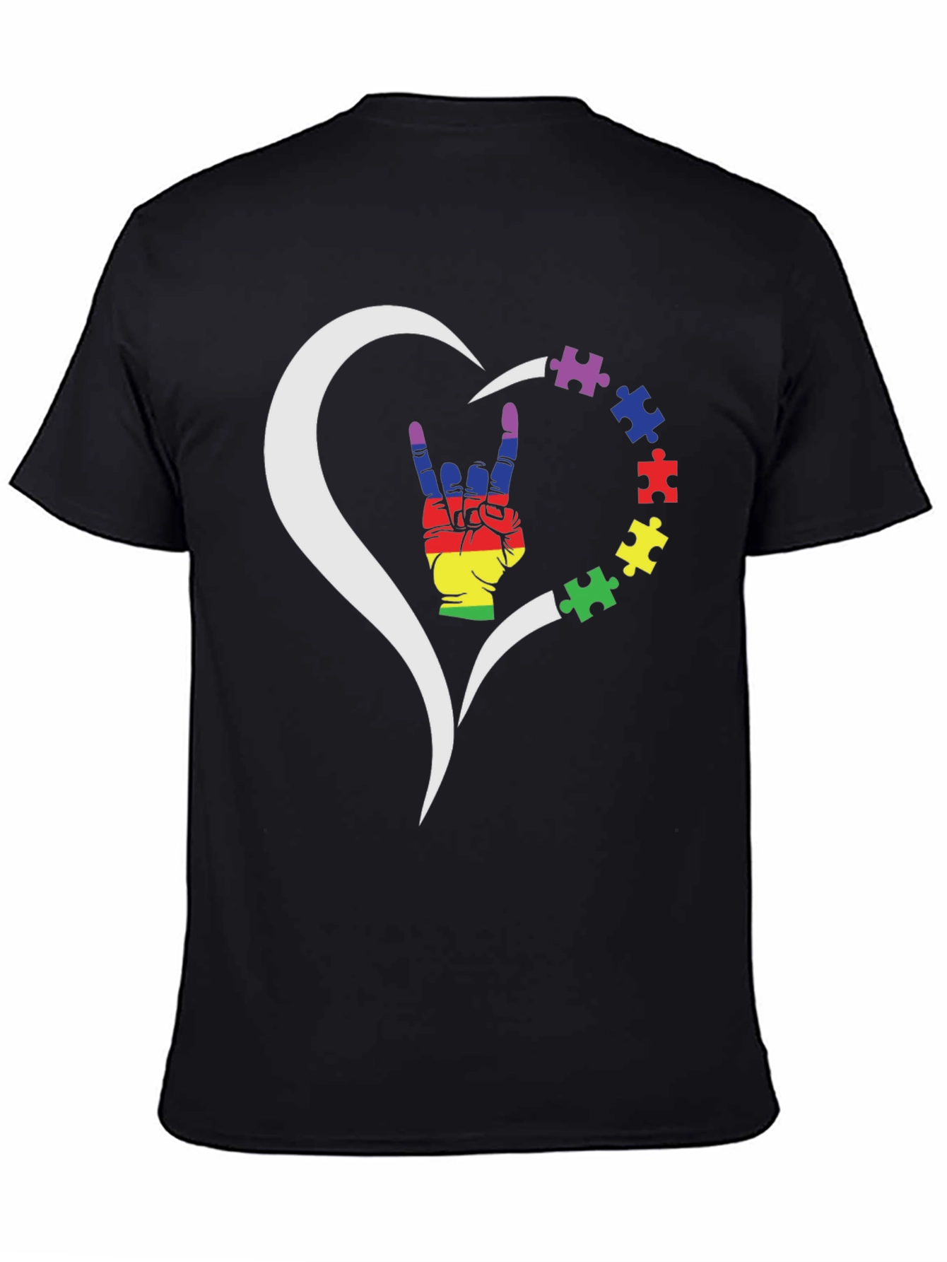Autism Awareness Heart T-Shirt